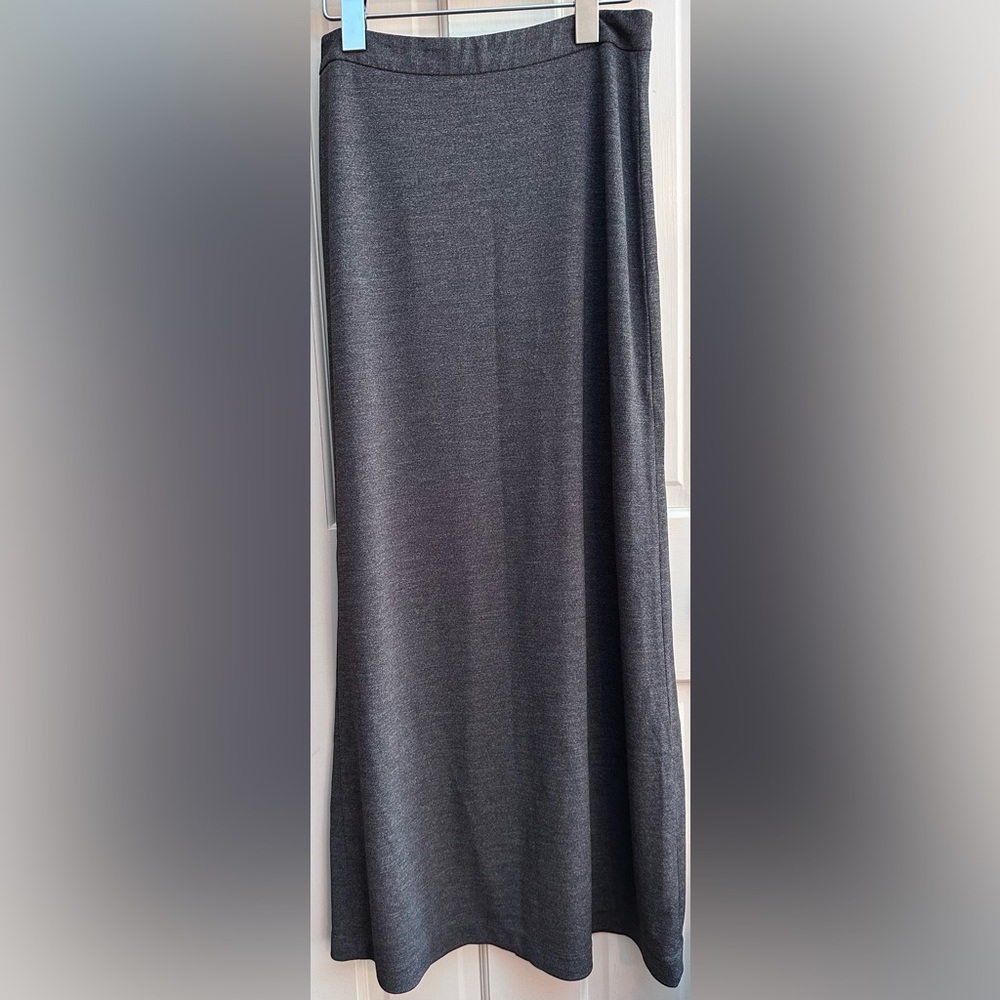 LADIES Ann Taylor Vintage Gray Stretchy Long Maxi Skirt - SIZE 2